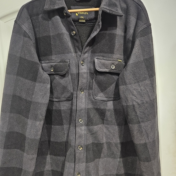 Stanley Black and Gray Lightweight Shirt Jacket - Picture 1 of 3